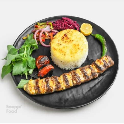 چلو کباب نگین دار 