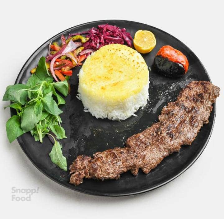 چلو کباب برگ 