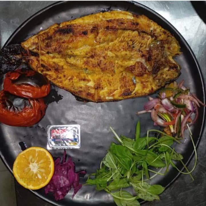 خوراک ماهی قزل آلا کبابی